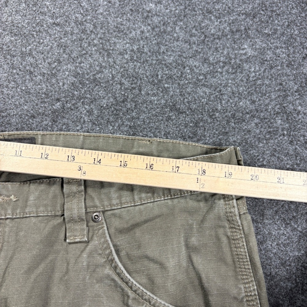 Wrangler Pants Men 40x34 Green RIGGS WORKWEAR Carpenter Cargo Ripstop Utility - Picture 9 of 13